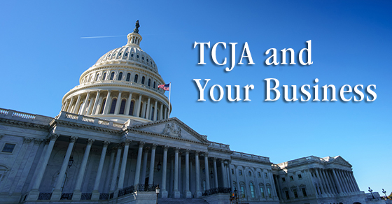 TCJA new tax bill gordon keeter business